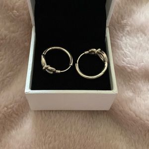 Pandora hoop earrings